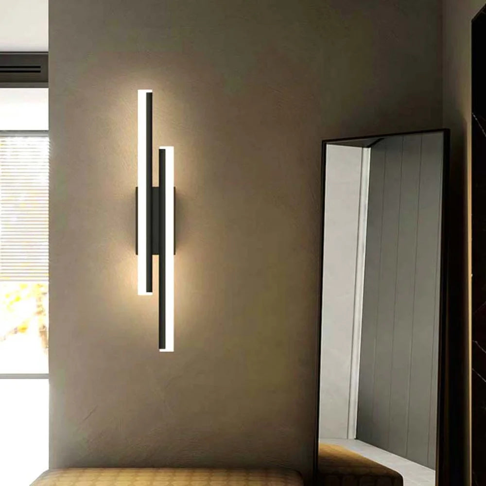 Applique Murale LED Moderne – Métal & Acrylique, Éclairage Décoratif pour Chambre et Salon
