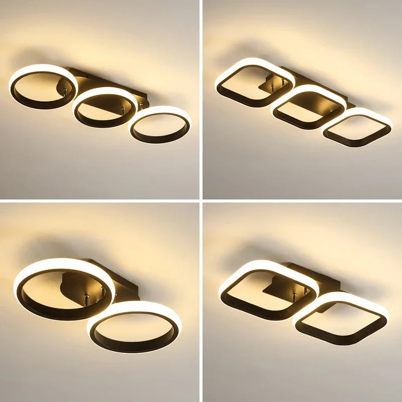 Plafonnier LED Design – Éclairage Moderne pour Couloir, Chambre & Salon